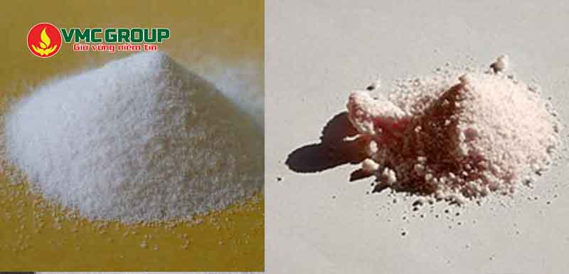 Mangan sunfat có dạng bột màu trắng hay hồng nhạt