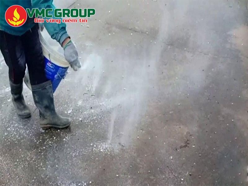 Tẩy rong rêu bằng vôi bột