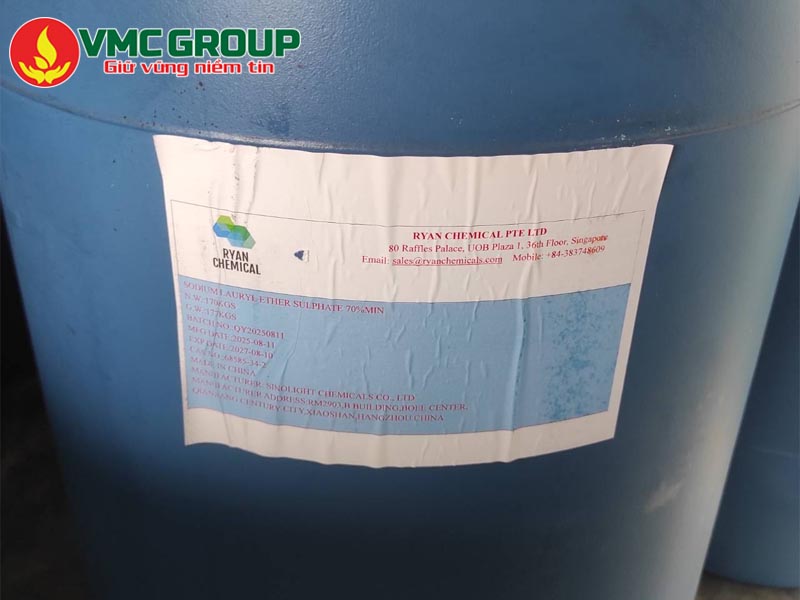 Giá chất tạo bọt SLES hàng Ryan bao nhiêu?