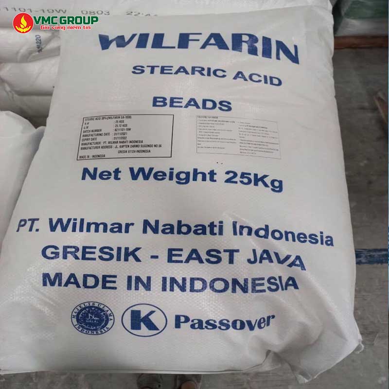 AXIT STEARIC BAO 25KG HANG WILFARIN INDONESIA AXIT STEARIC BAO 25KG HANG WILFARIN INDONESIA