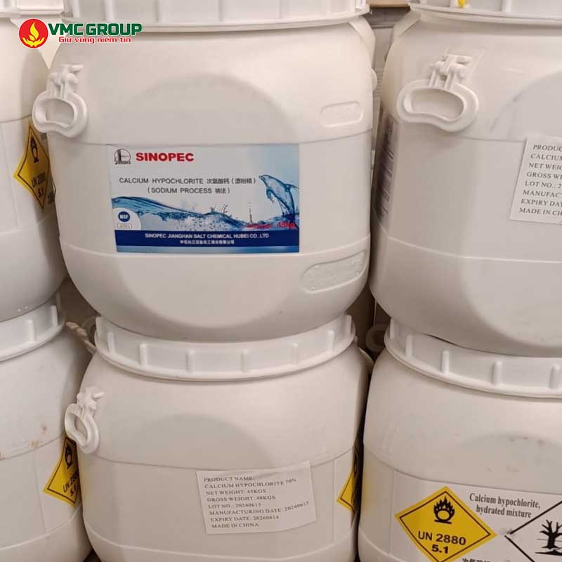 CLORIN SINOPEC TRUNG QUOC THUNG LUC GIAC 45KG CLORIN SINOPEC TRUNG QUOC THUNG LUC GIAC 45KG