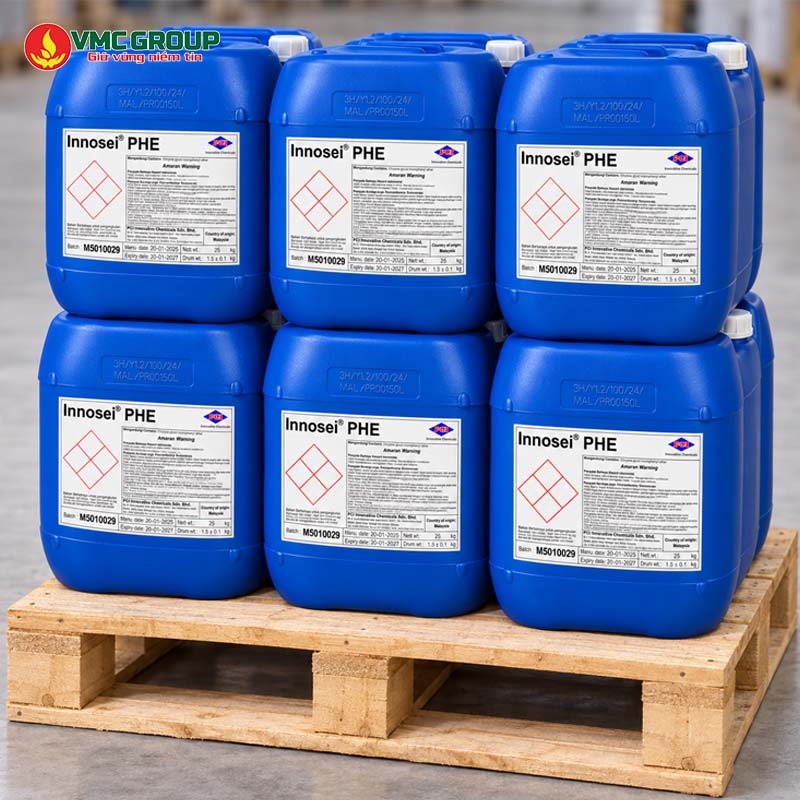 CHAT BAO QUAN PHENOXYETHANOL PCI MALAYSIA CAN 25KG CHAT BAO QUAN PHENOXYETHANOL PCI MALAYSIA CAN 25KG