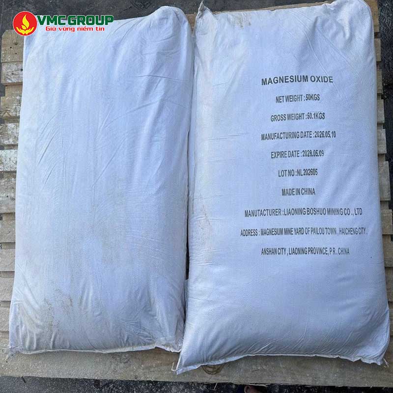MAGNESIUM OXIDE MgO TRUNG QUOC BAO 50KG MAGNESIUM OXIDE MgO TRUNG QUOC BAO 50KG